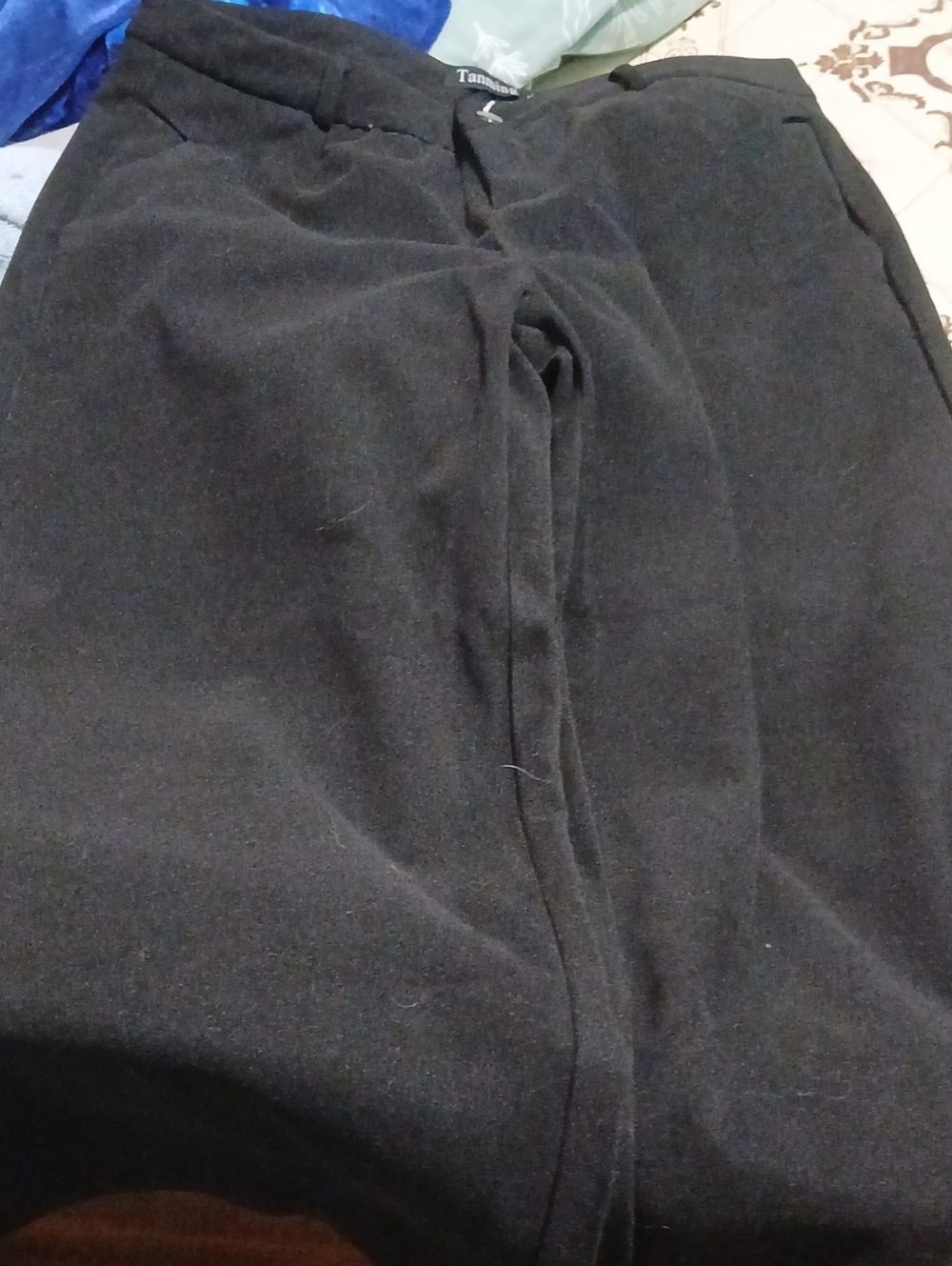 Tanming Womens' Black High Waist Dress Trousers NWT